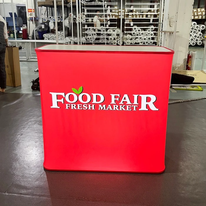 เคาน์เตอร์ยกทรงสี่เหลี่ยมผืนผ้า LED